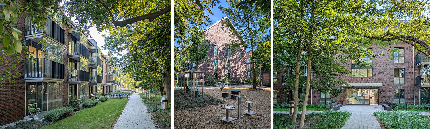 Verblendsteinfassade Wohnungsbau